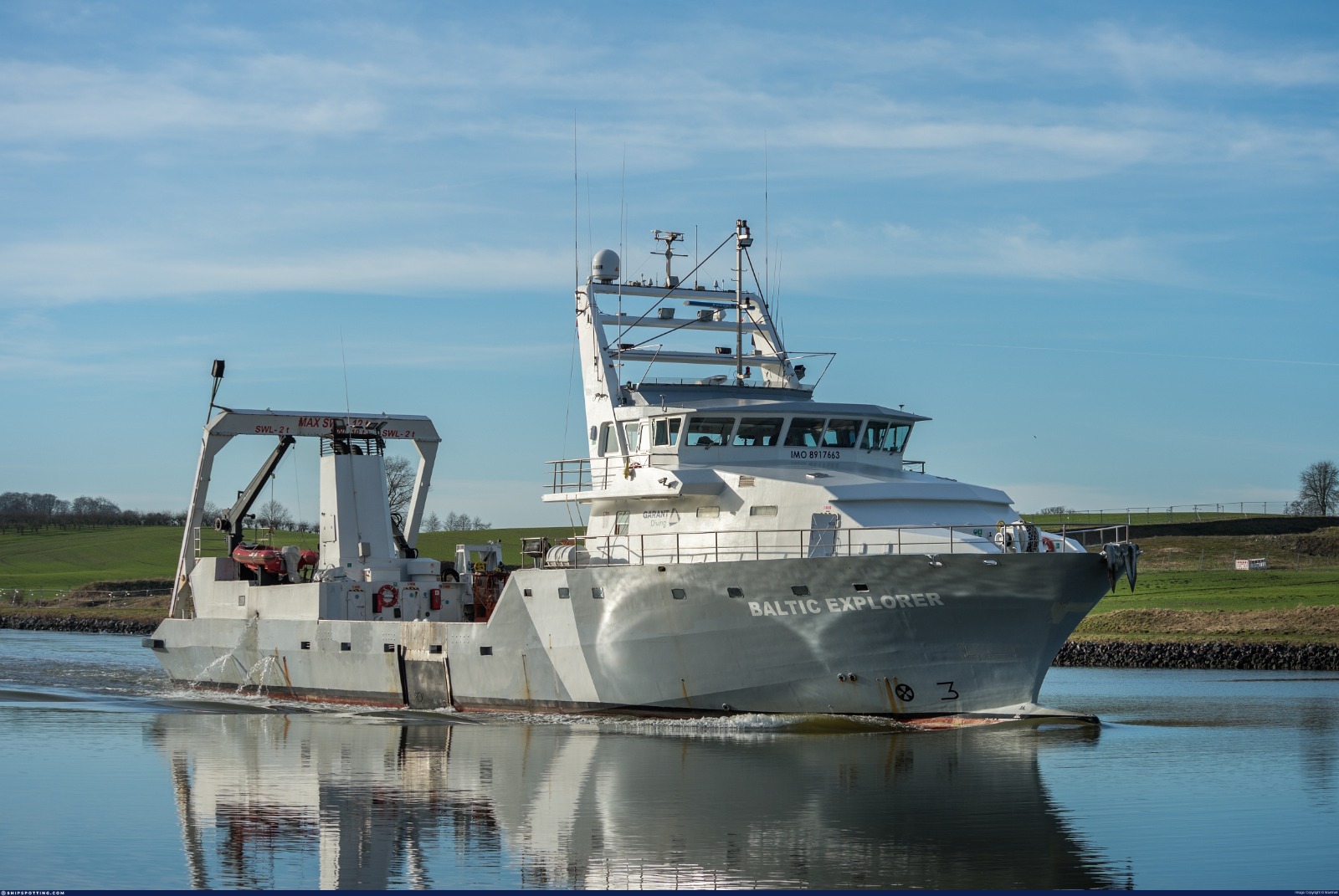 Image of the exterior of the Baltic Explorere